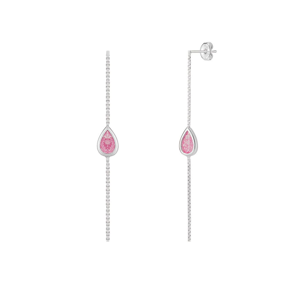 폴브리알(PAUL BRIAL) 물방울 BOX 귀걸이 (P) PYSE0125_WG