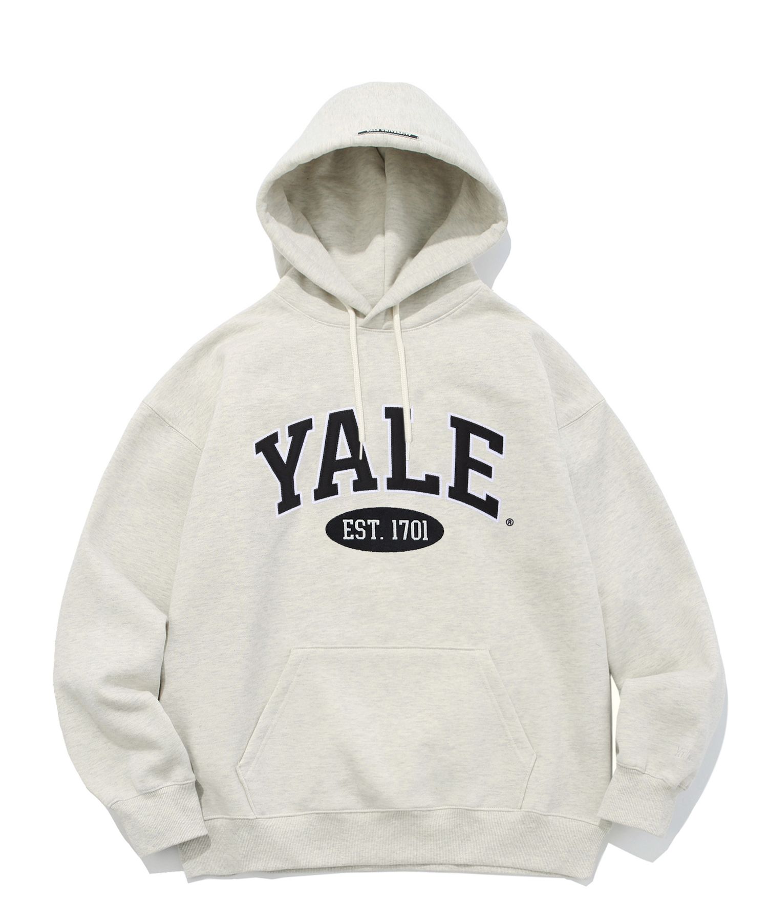 MUSINSA | YALE (22FW) 2 TONE ARCH HOODIE OATMEAL