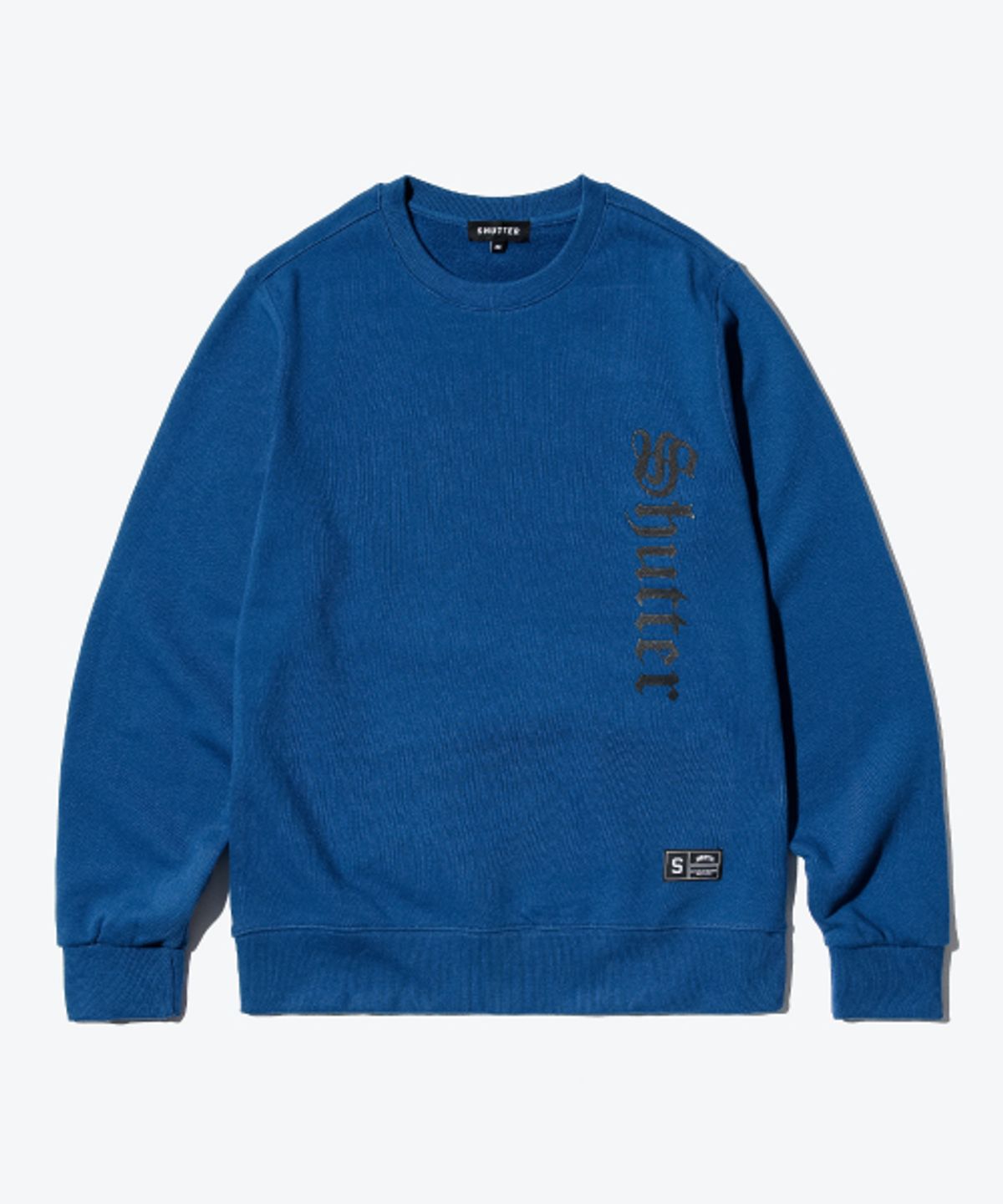 셔터(SHUTTER) REALITY SWEAT SHIRTS (DEEP BLUE) SATS051