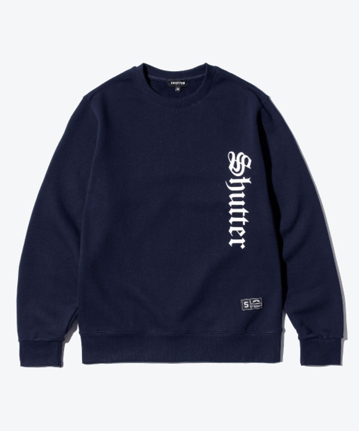 셔터(SHUTTER) REALITY SWEAT SHIRTS (DARK NAVY) SATS051