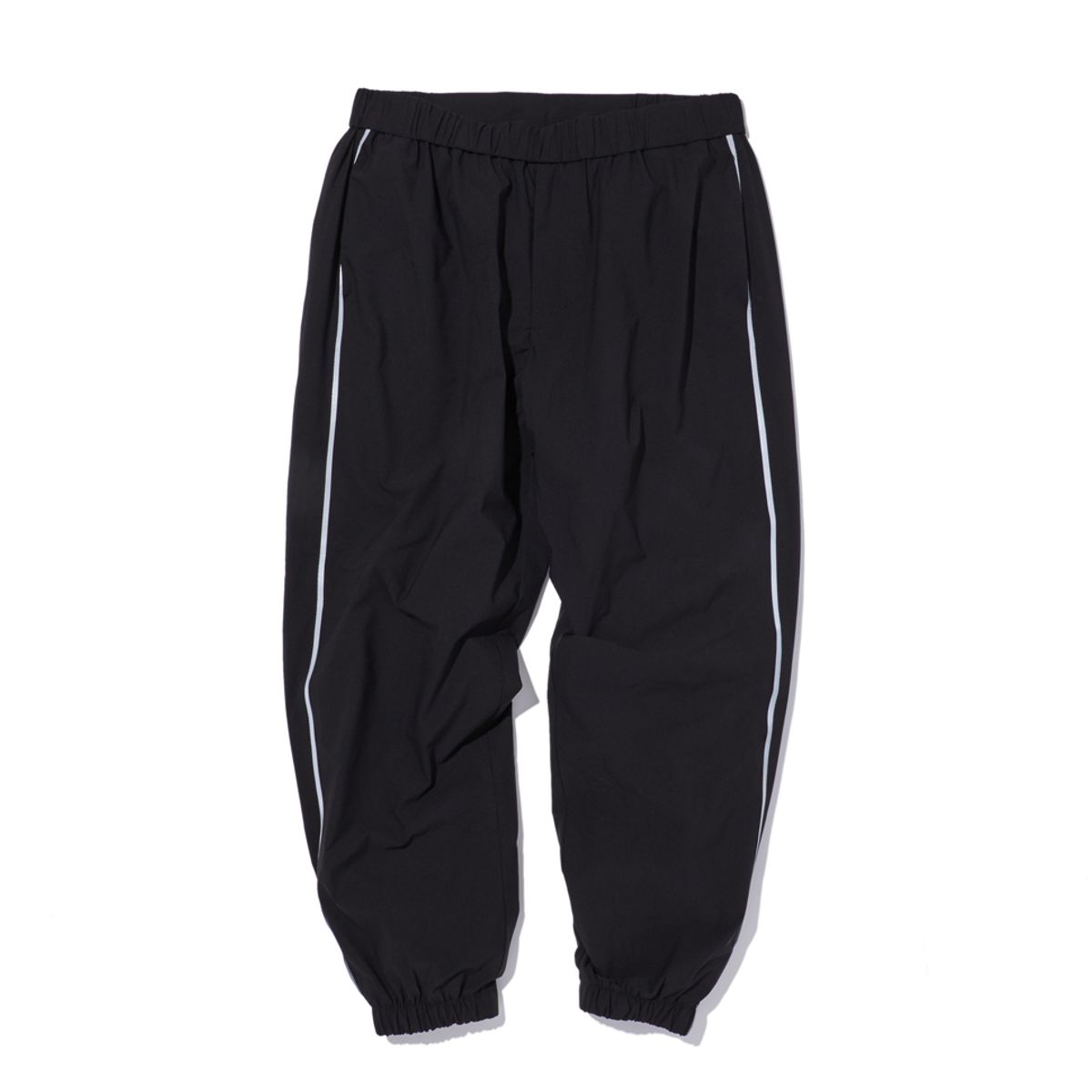 브라이언베리(BRIAN BERRY) POLY REFLECTOR SIDE PANTS_BLACK