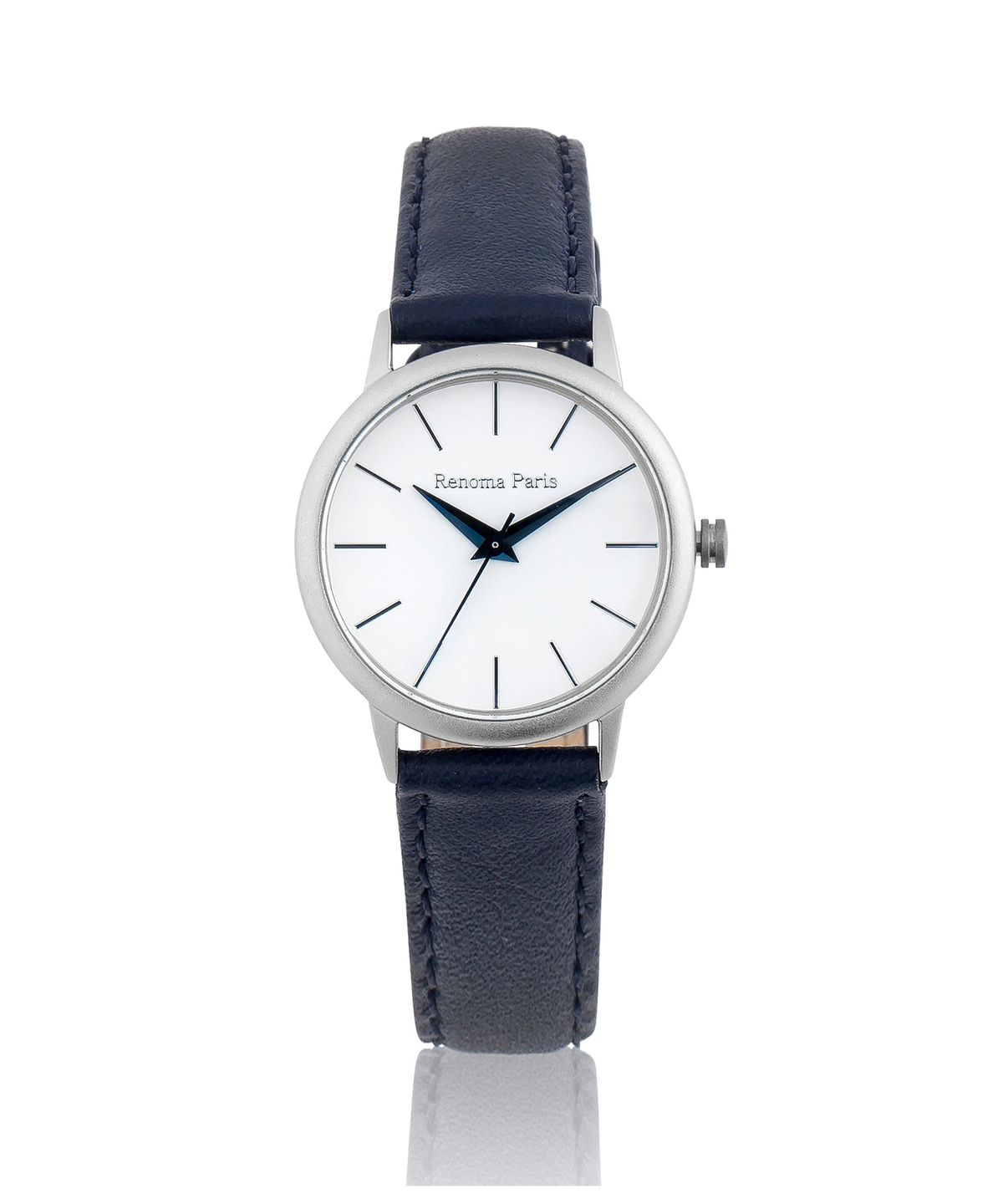 레노마 시계(RENOMA WATCH) 무광 클래식 네이비 여성 가죽시계 RE505NA