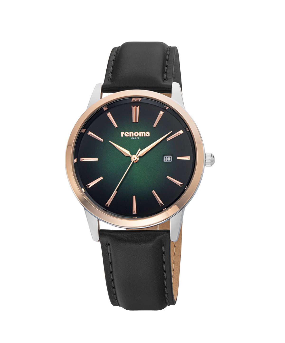 레노마 시계(RENOMA WATCH) RE600GNBK  매버릭 남성 가죽 시계 그린블랙
