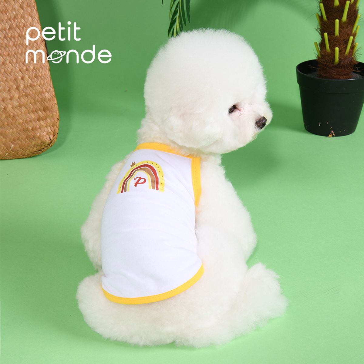 쁘띠몽드(PETIT MONDE) 레인보우 끈 나시티
