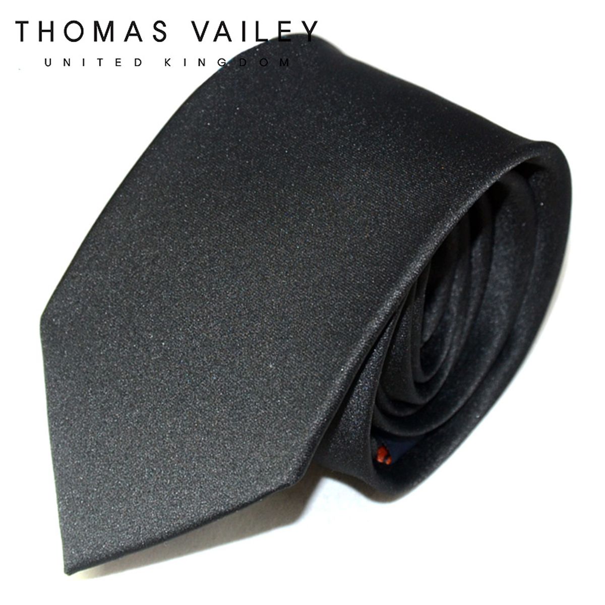 토마스 베일리(THOMAS VAILEY) 패션넥타이-예장 블랙 슬림 6cm