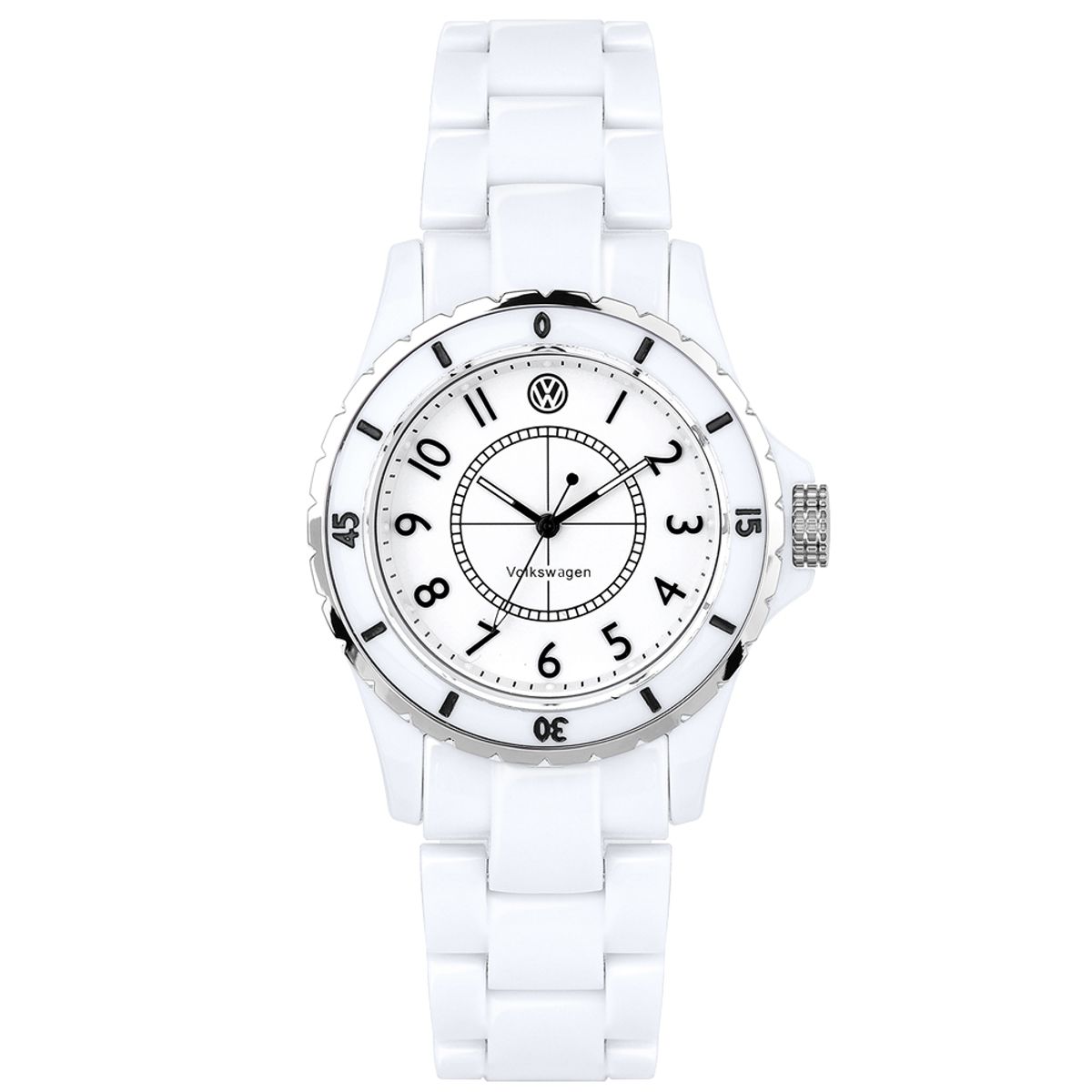 폭스바겐 와치(VOLKSVAGEN WATCH) 화이트 아날로그 시계 VW-24WH