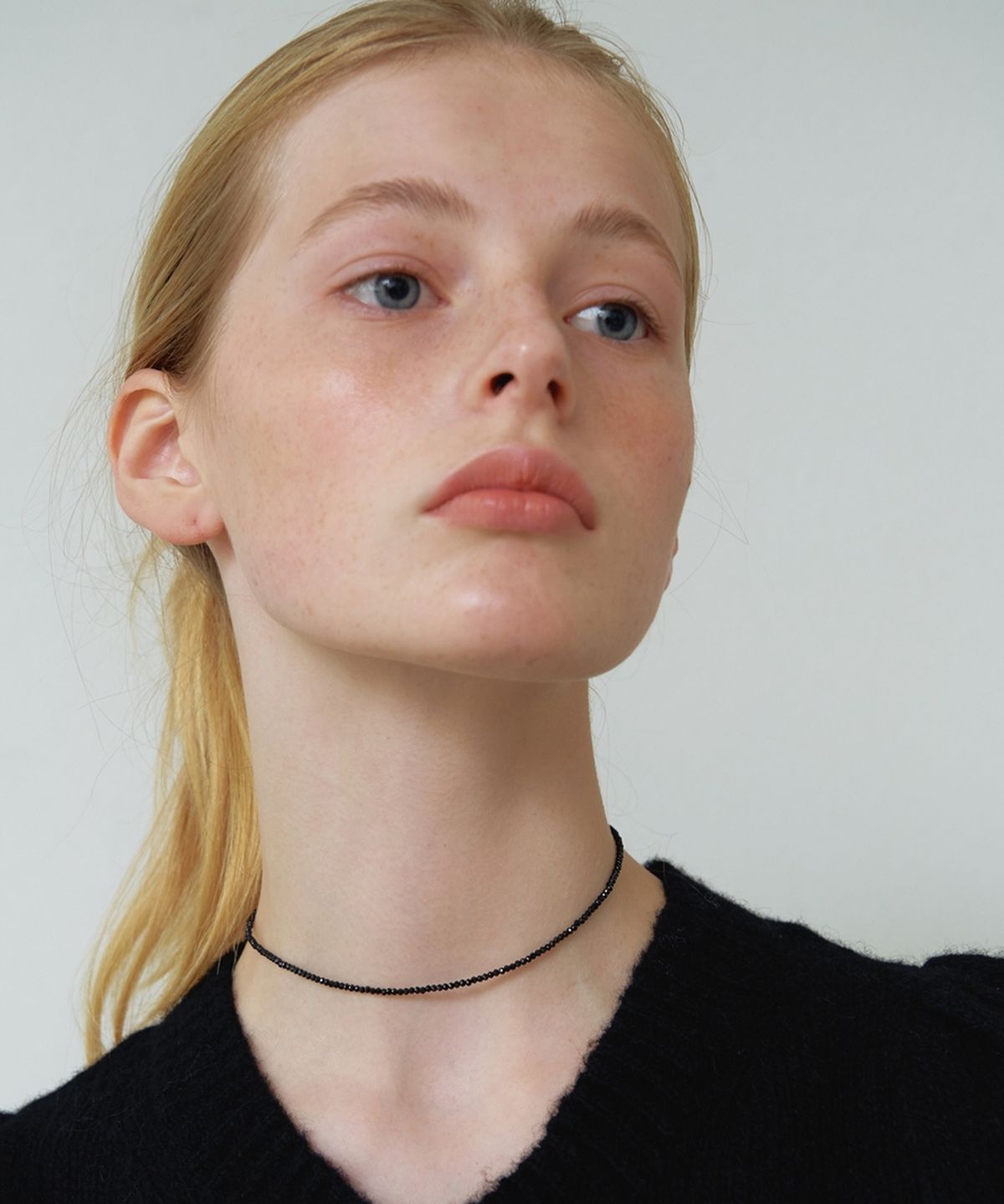 러브미몬스터(LOVE ME MONSTER) Black Spinel Choker