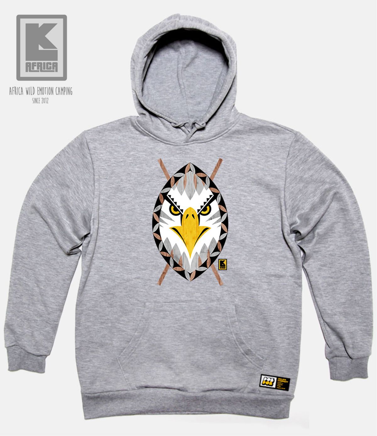 돌돌(DOLDOL) LK-AFRICA_HOODY_35 아프리카 감성 캠핑 엘케이아프리카   독수리 캐릭터 그래픽 그래피티 디자인 후드티 후디