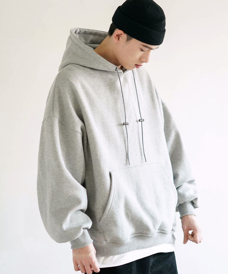 로아 덤블기모 박시 후드 그레이 KJHD2324