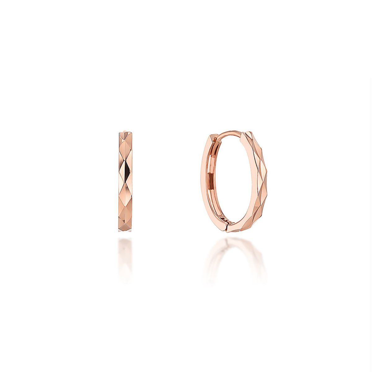 로이드(LLOYD) L.베이직 이센셜커팅 14K Gold 귀걸이 LOFL3007G