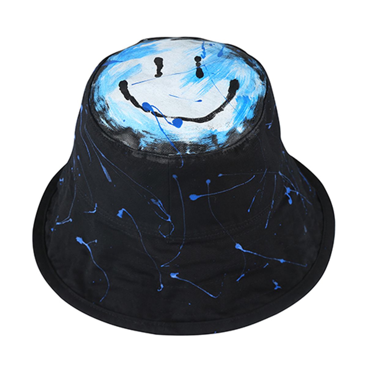 더 매드니스(THE MADNESS) HAND MADE WORK BASIC SMILE HAT_BK