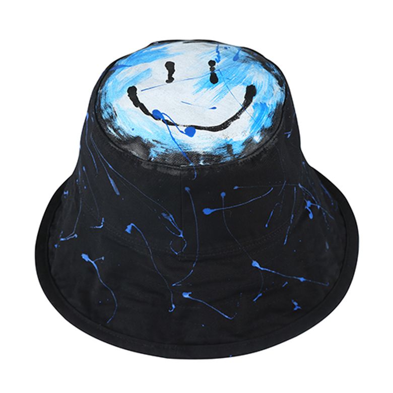 HAND MADE WORK BASIC SMILE HAT_BK