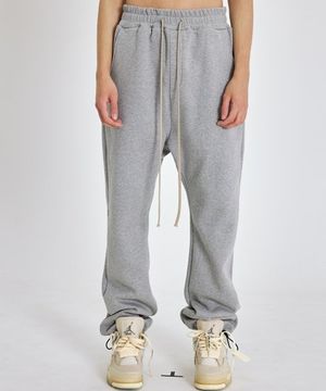 소프트 에센셜 셋업 스트링 조거 롱 팬츠 (멜란지)