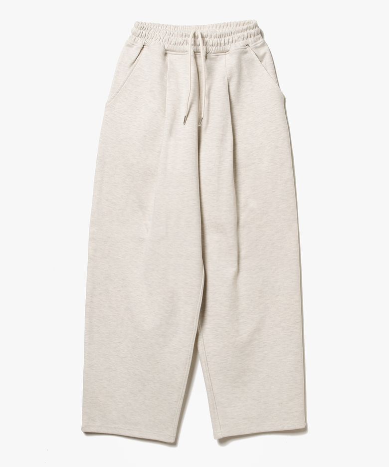 Deep One Tuck Sweat Pants [Oatmeal]