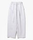 Deep One Tuck Sweat Pants [White Grey]