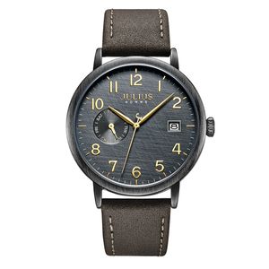 JAH-125 데이데이트 남성 가죽시계