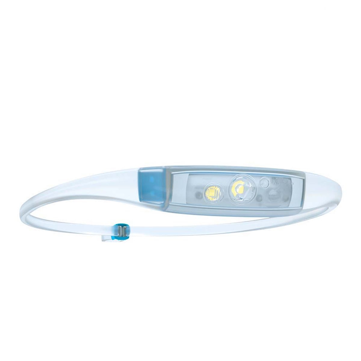 노그(KNOG) 쿠오카 런 100 헤드램프 블루 USB 충전식 헤드랜턴 아웃도어 런닝 등산 캠핑 자전거 라이딩