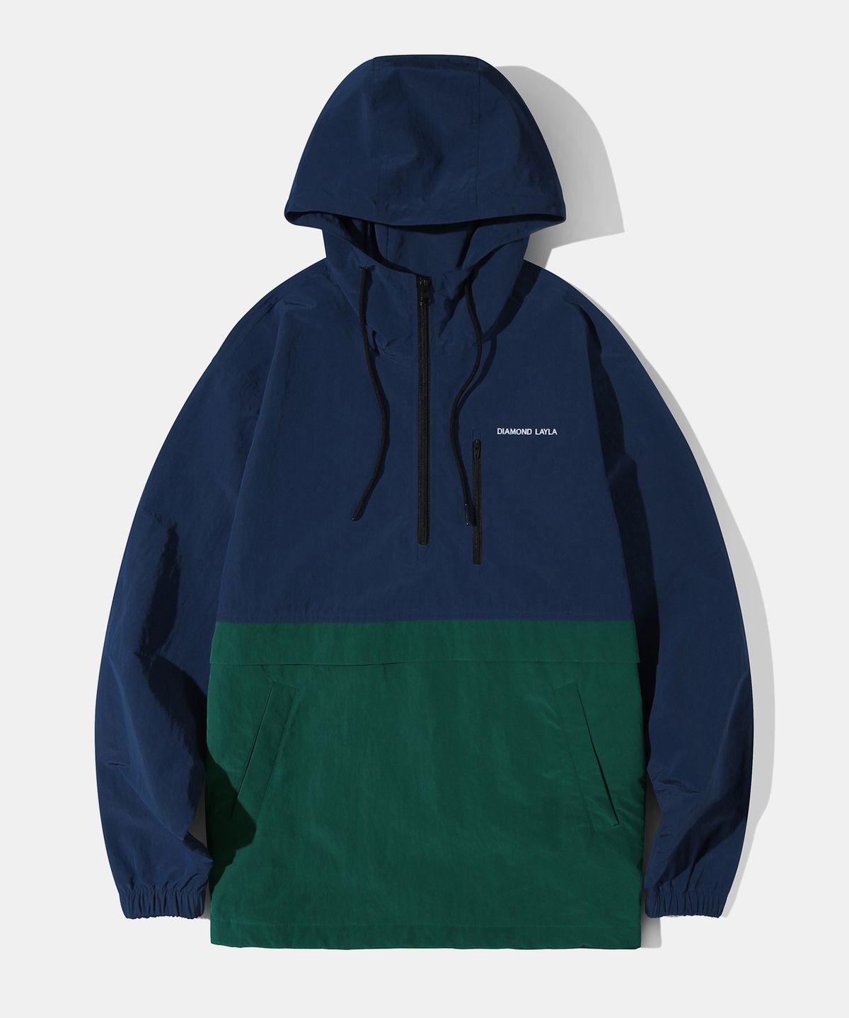 다이아몬드 레이라(DIAMOND LAYLA) Pocket Tidy Hood Anorak H7 Navy/Green