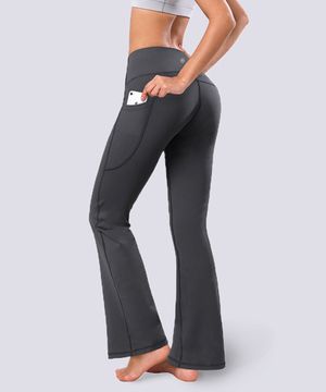 키큰 여자 롱다리 사이드 포켓 부츠컷 주머니 레깅스 H09