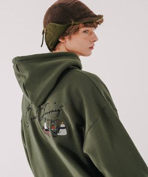 미드나잇 후드 카키 MJHD7447