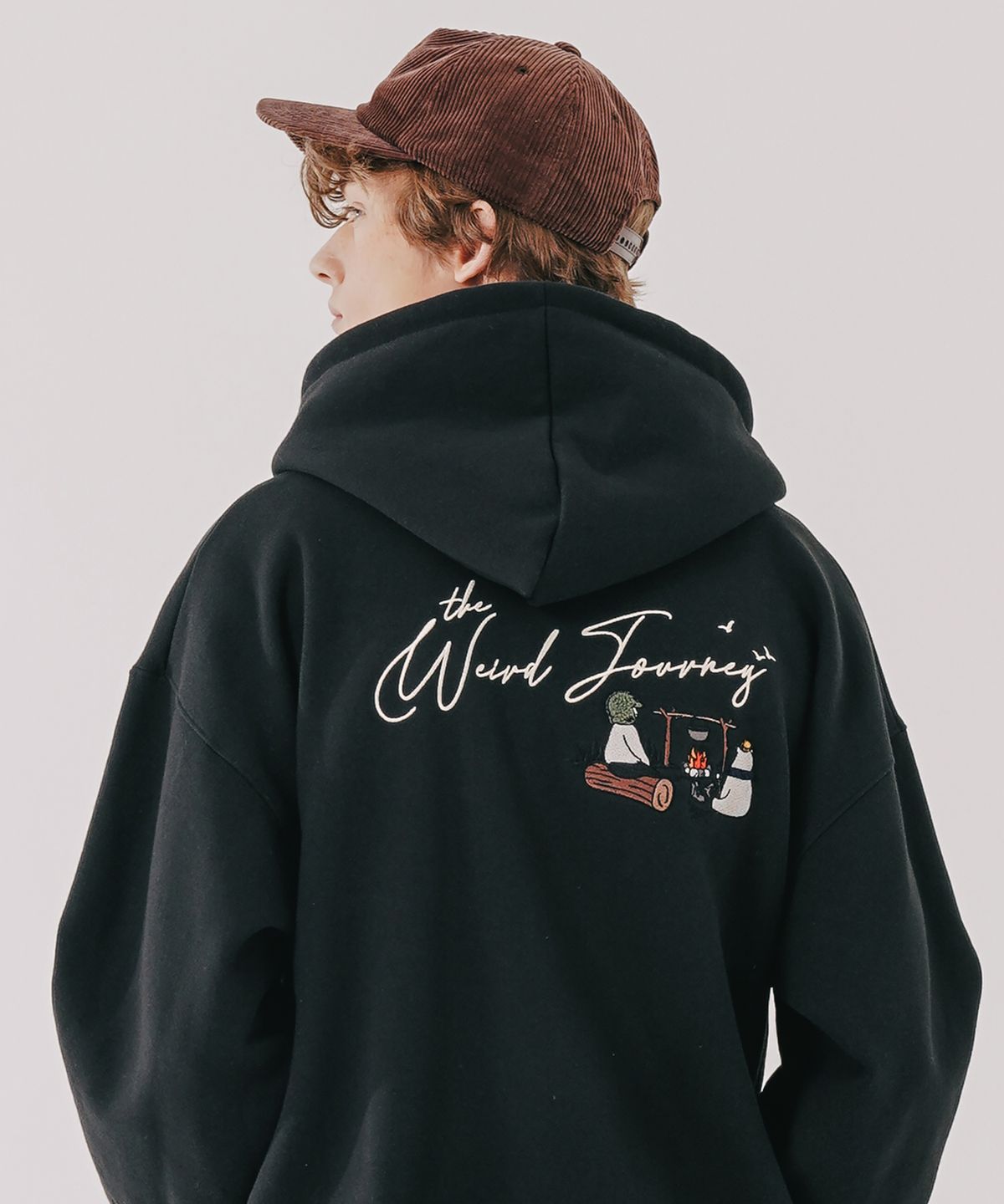 더블유브이프로젝트(WV PROJECT) 미드나잇 후드 블랙 MJHD7447