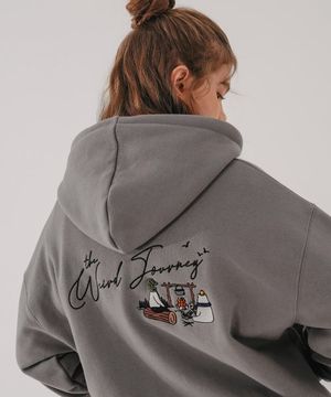 미드나잇 후드 다크그레이 MJHD7447