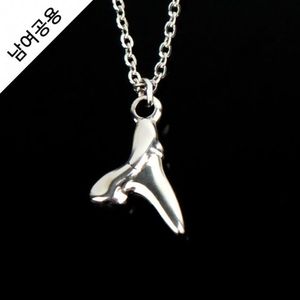 [남여공용] 써지컬스틸 상어이빨 사슬체인목걸이 / GHMN-223