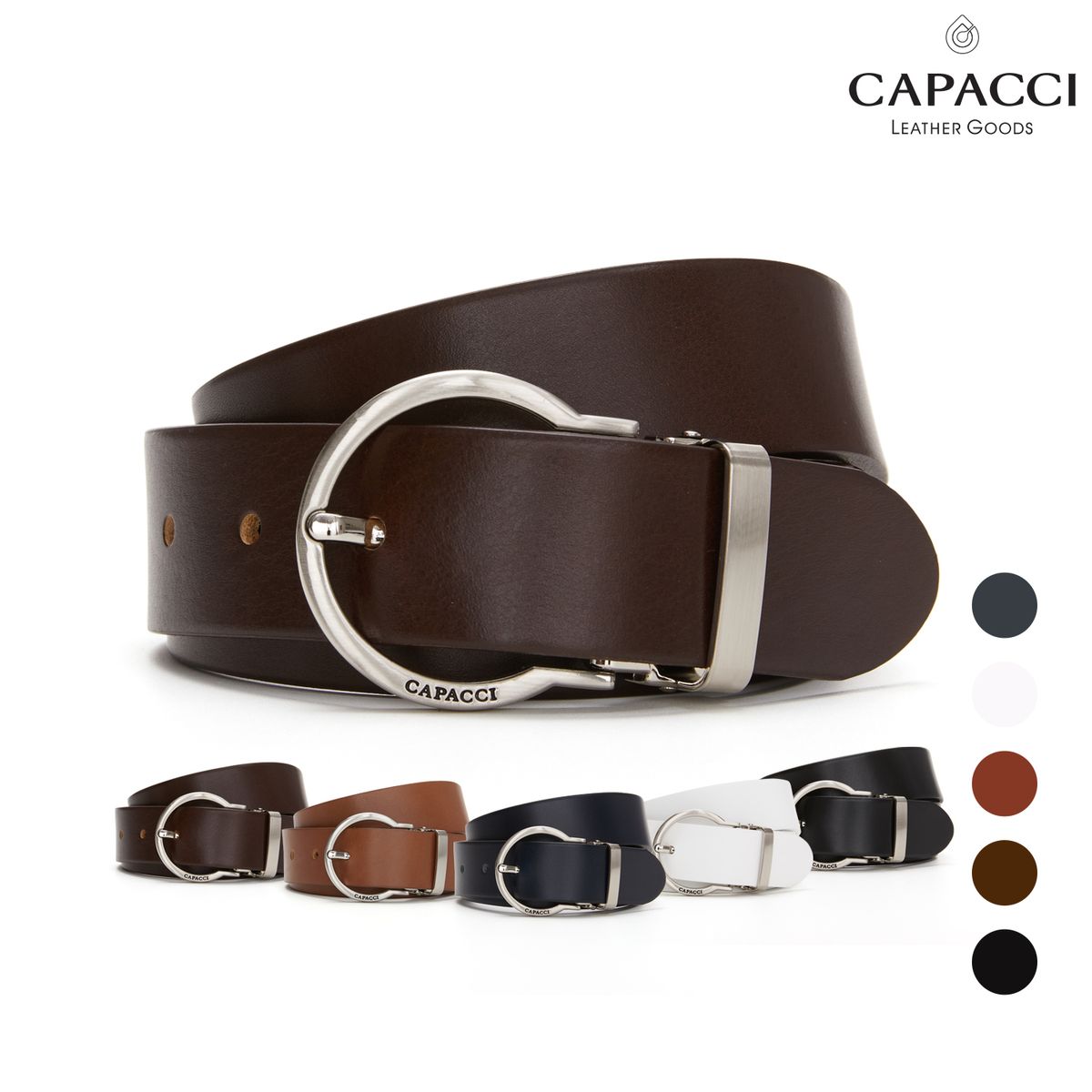 가파치(CAPACCI) CB-13T6 - 소가죽 남성벨트 정장 캐주얼벨트