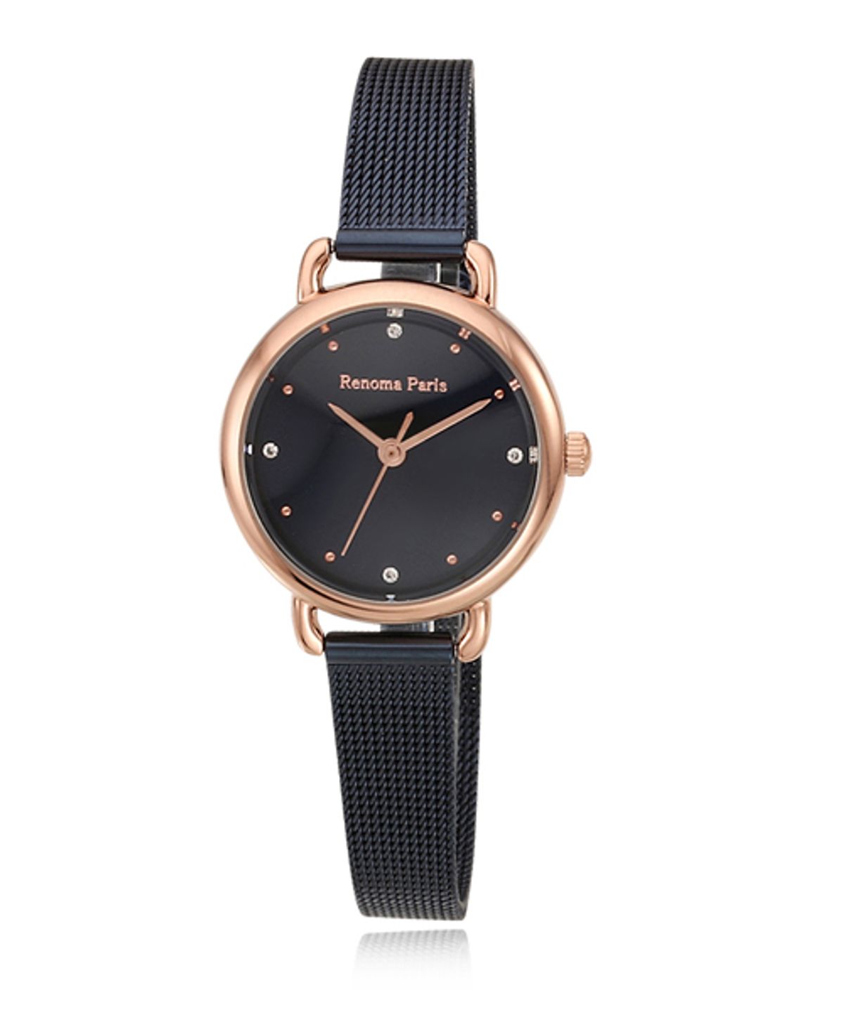 레노마 시계(RENOMA WATCH) RE585BU 여자 메쉬 밴드 시계_네이비