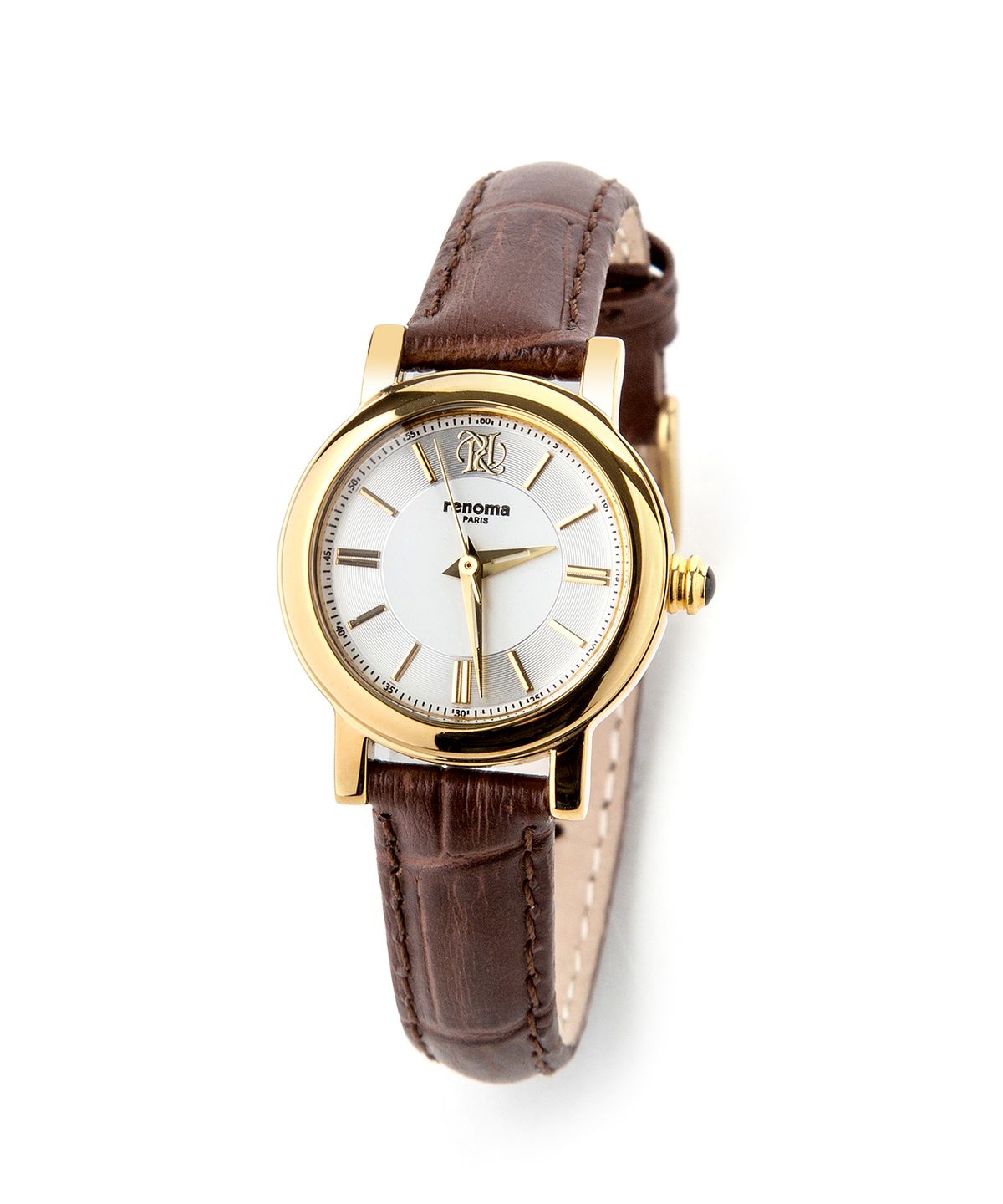 레노마 시계(RENOMA WATCH) 골드 르클래식 로마 여성 가죽시계 RE5450LGD