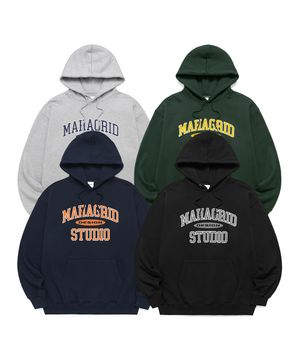 COLLEGE LOGO HOODIE_4colors