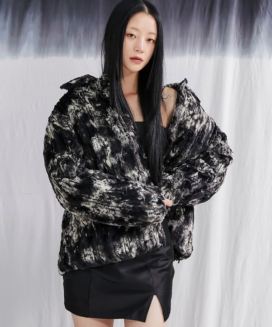 ジャケット FLARE UP Scarf Fur Jacket 5BMM052 MUSINSA | FLAREUP FLARE Oversized Fur Jacket (FL-021)