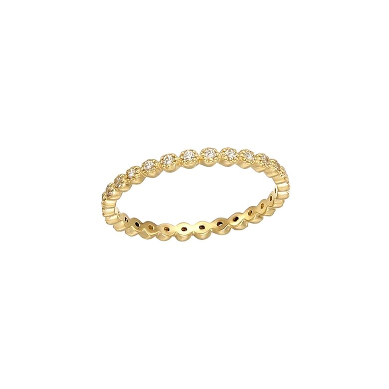 심플 크라운 14K Gold 반지 LRS16035G