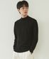 남성 캐시미어 블렌디드 반터틀넥 니트 [블랙]_ZZ4SW011