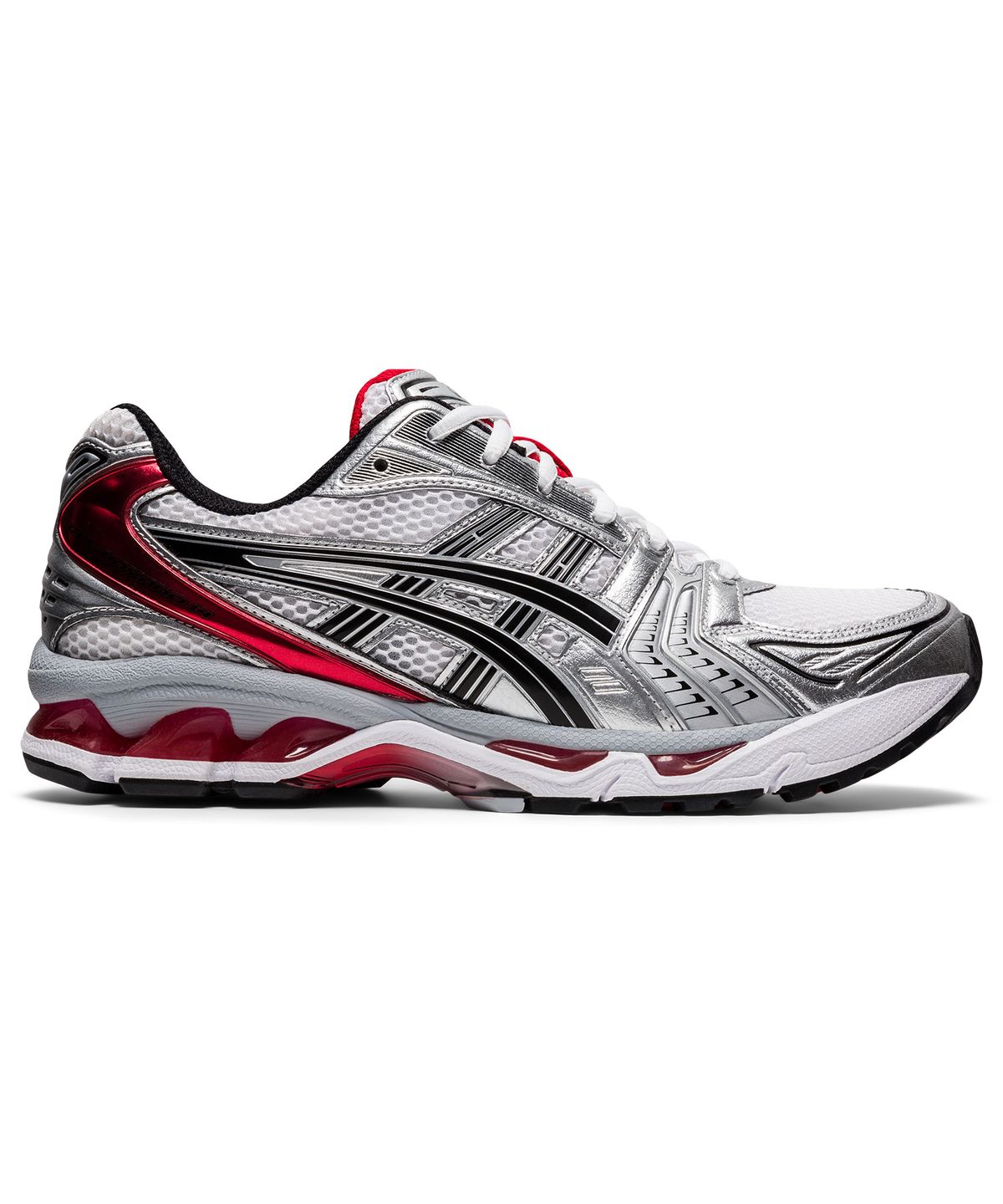 아식스(ASICS) 젤-카야노 14 - 화이트:클래식 레드 / 1201A019-103