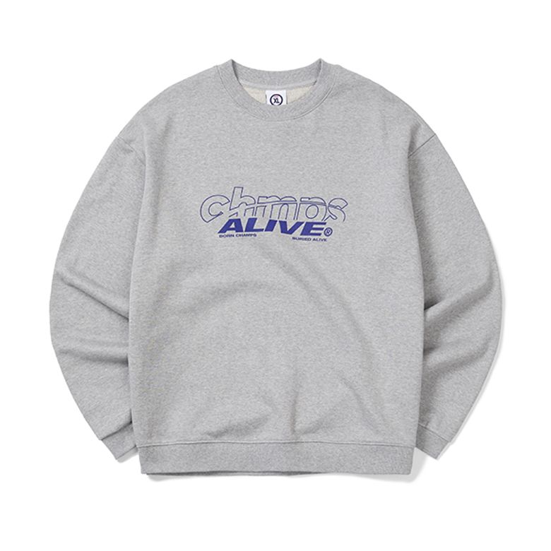 BC X BA CHMPS ALIVE 스웨트셔츠 B21ST01GY
