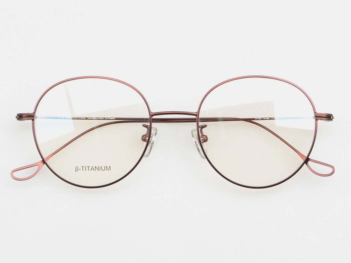 알로아이웨어(ALO EYEWEAR) [ALO:CTZEN] CI8708B C3  베타티타늄 초경량 세미오버사이즈 브라운 슬림 안경테