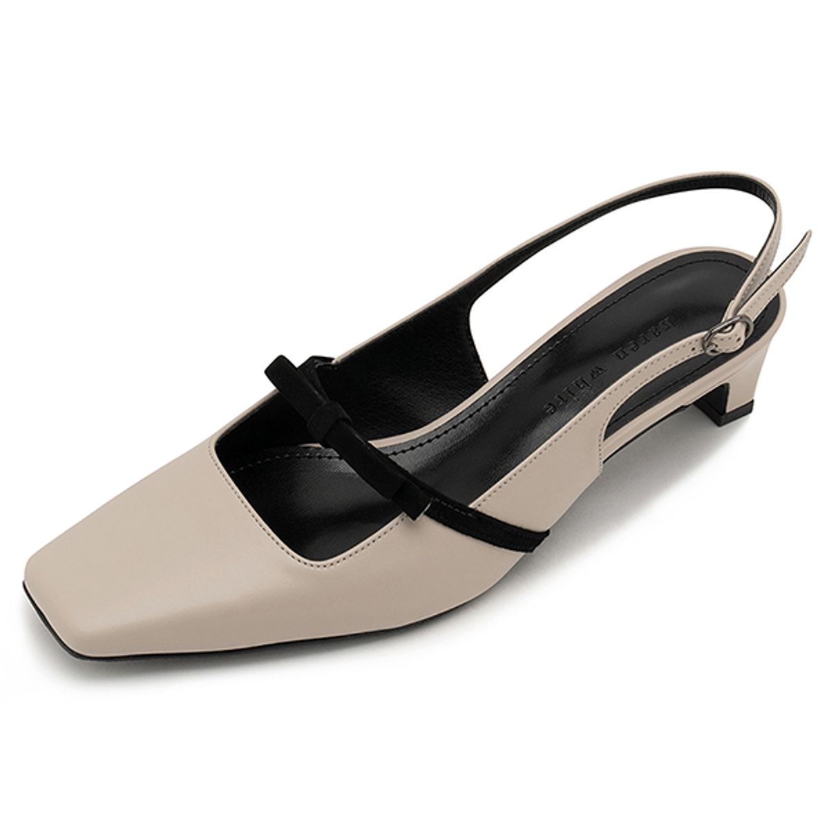 카렌화이트(KAREN WHITE) Ribbon slingback_kw1744_4cm_슬링백
