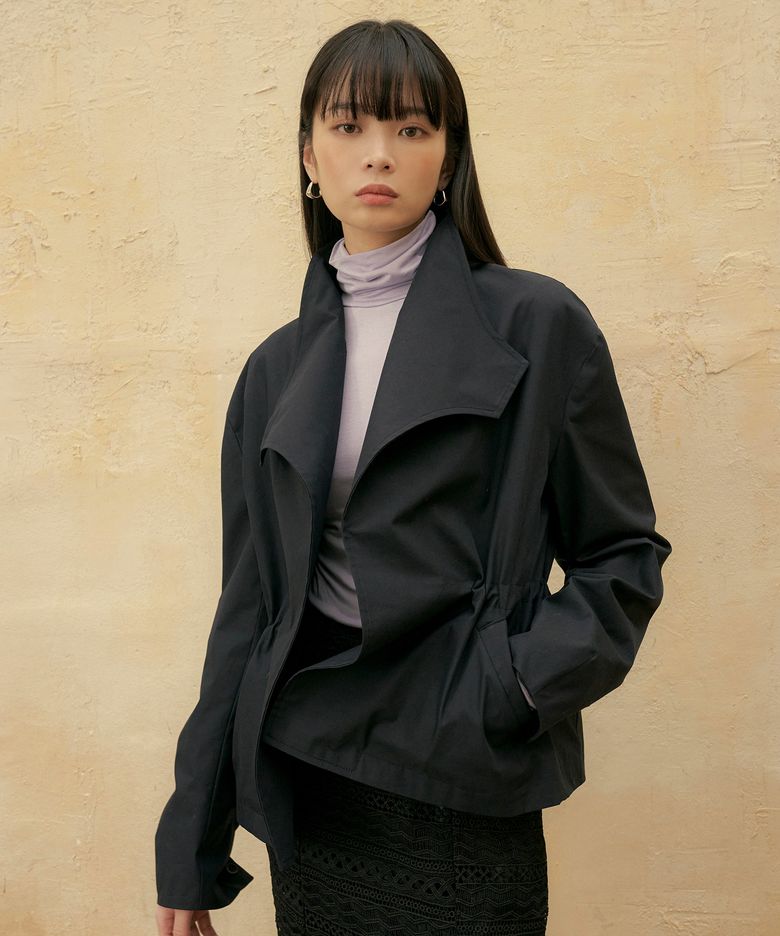 FSTS NON-COLLAR DOUBLE JACKET NAVY