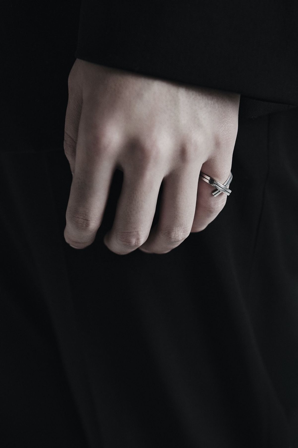 오버더라인(OVER THE LINE) Knot line Ring