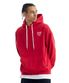 쿼터 팀플레이 레드 화이트 후드