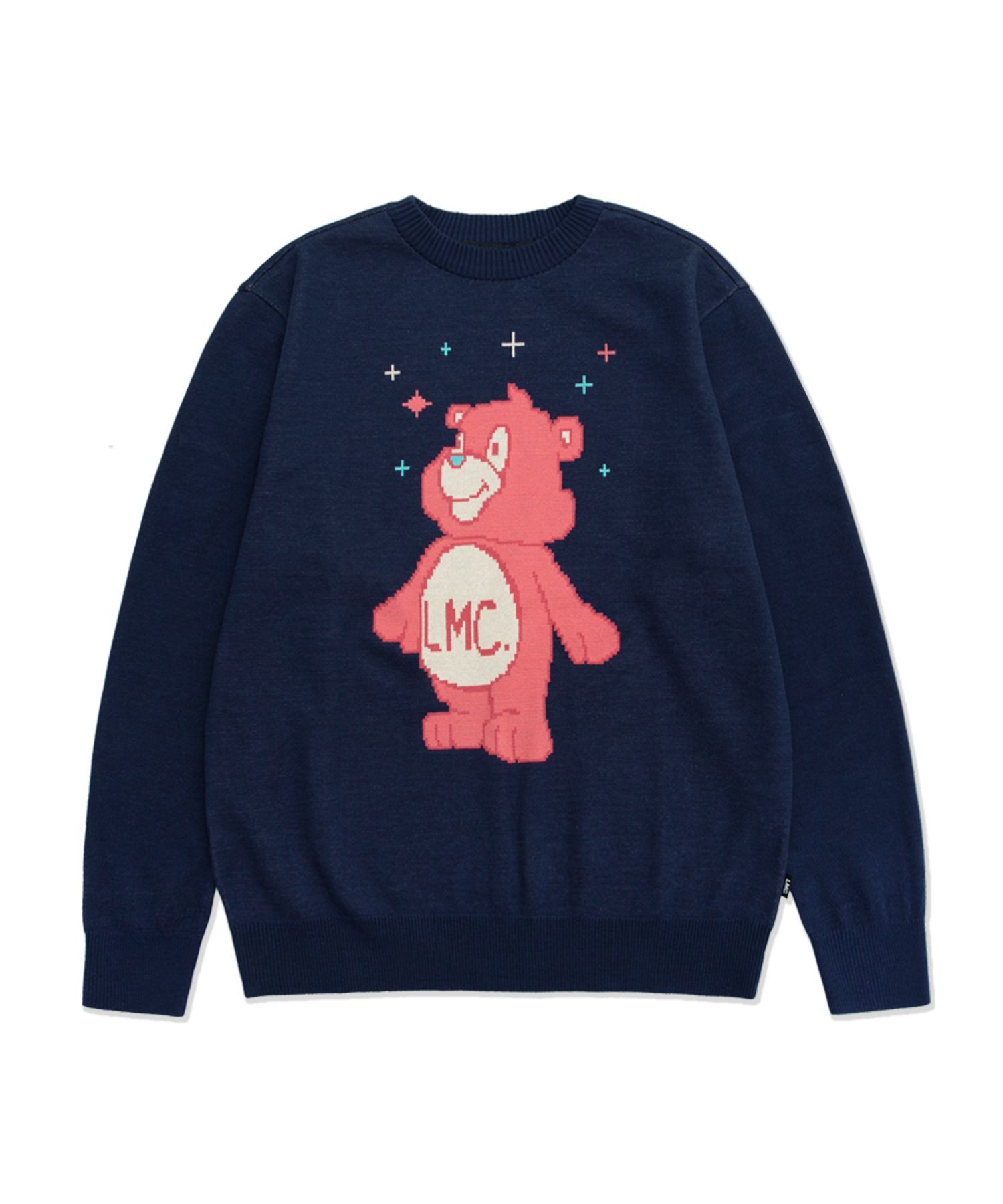MUSINSA公式 | LMC LMC BEAR KNIT SWEATER navy