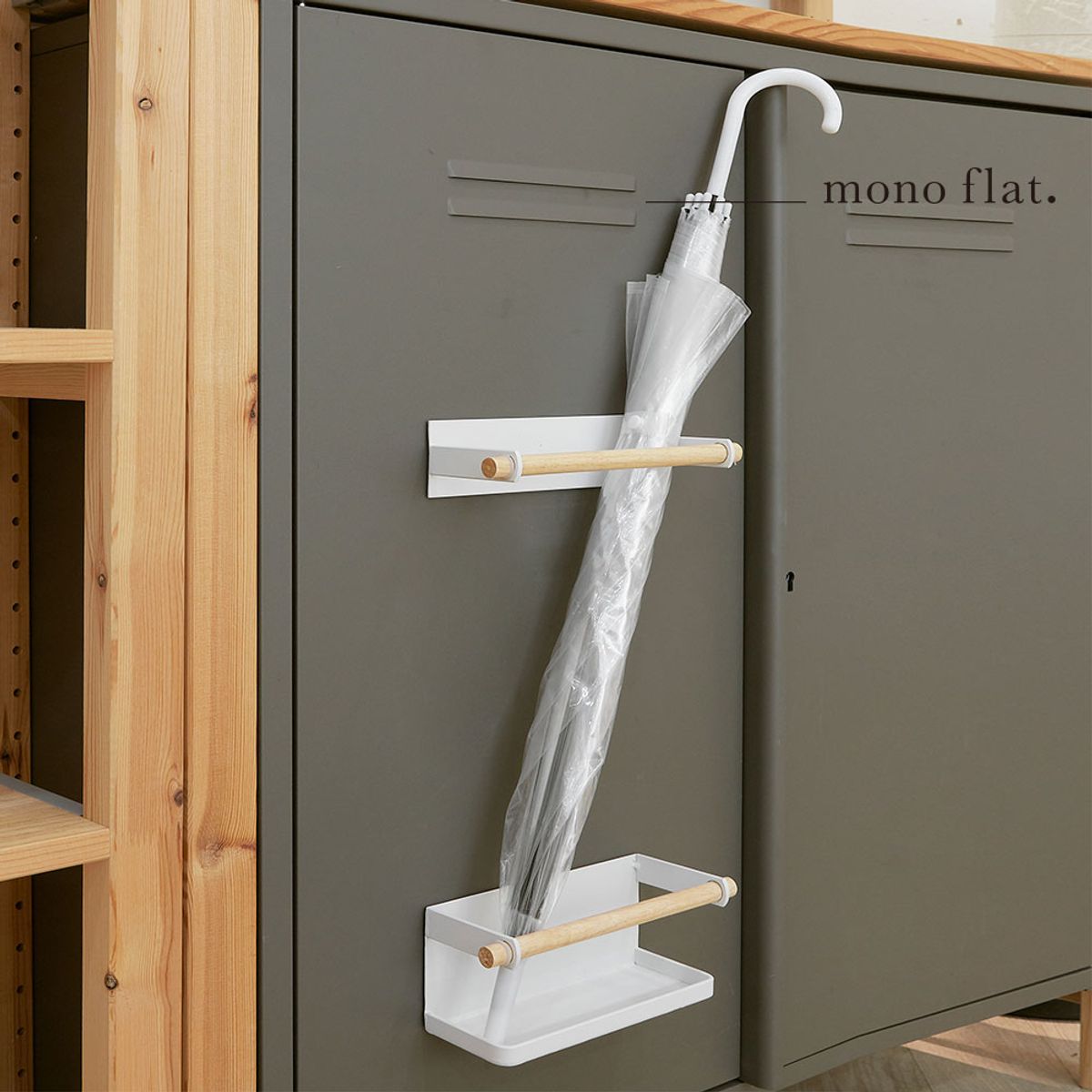 모노플랫(MONOFLAT) 마그네틱 우산 정리 거치대 1입