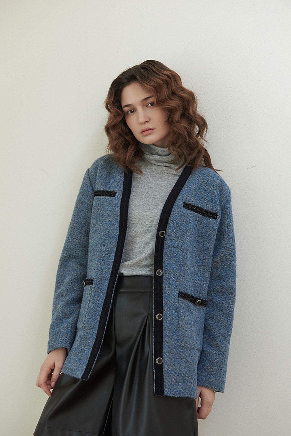 라비올렛트(LA VIOLETTE) Alpaca Wool Cardigan