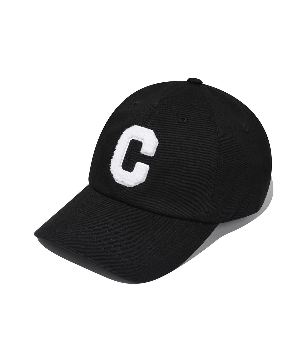 커버낫(COVERNAT) [스탠다드 핏] C 로고 B.B 캡 블랙