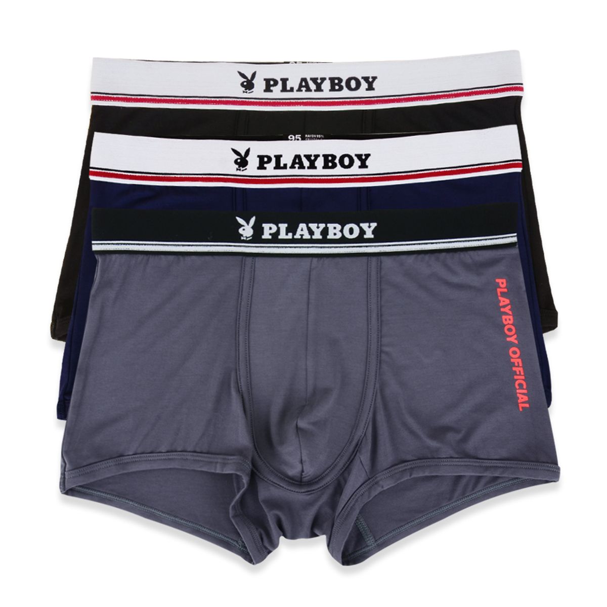플레이보이(PLAYBOY) 레이온 남성 오피셜 드로즈 1매입 PMD2104