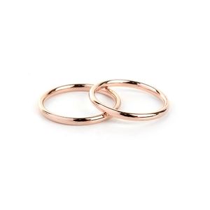 [남여공용] 써지컬스틸 로즈골드 기본 링 / GSPR-005-1