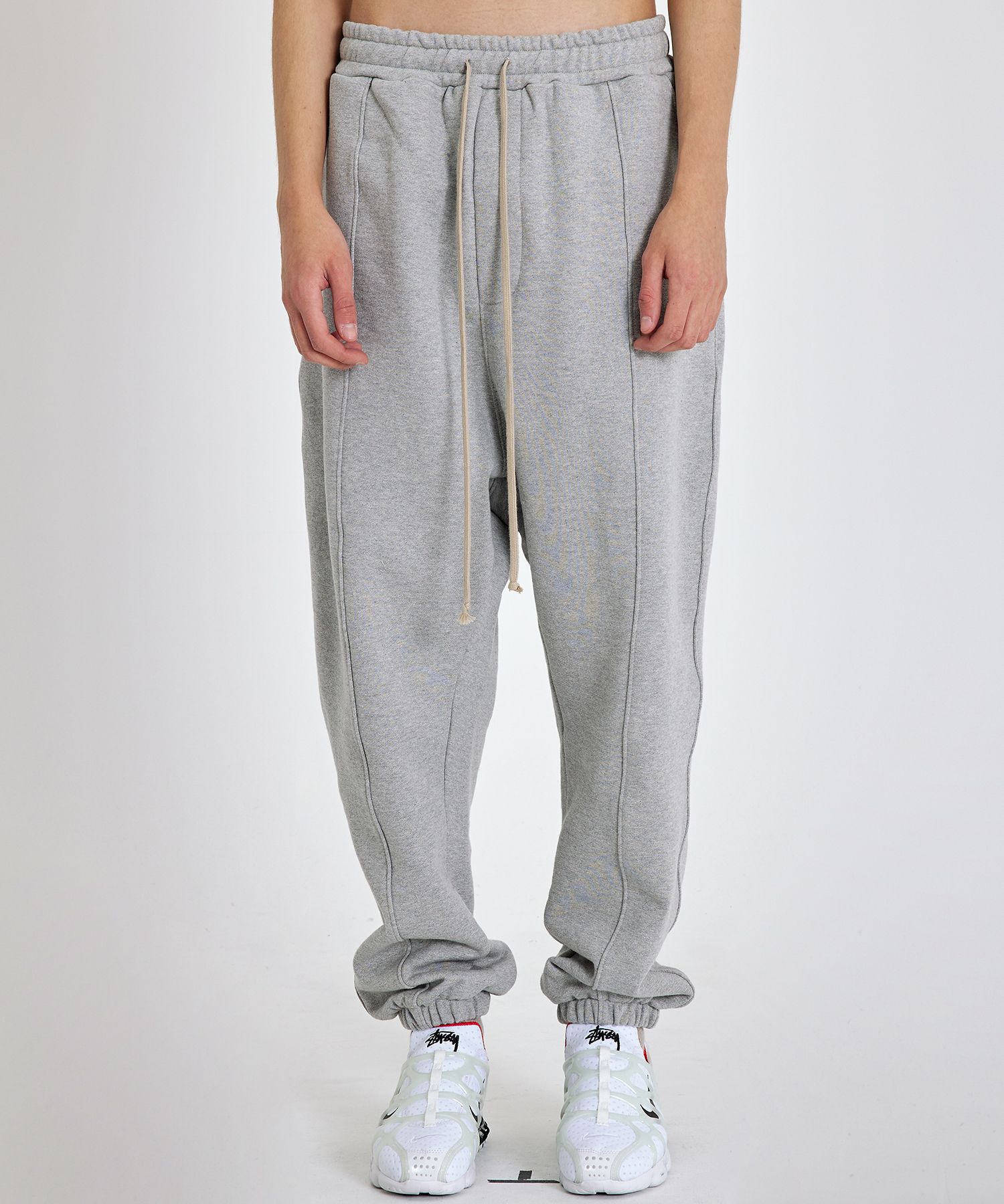 ★ATTENTIONROW★Solid Bright Wide Setup Jogger Pants MUSINSA | ATTENTIONROW SOLID BRIGHT WIDE SETUP LONG JOGGER