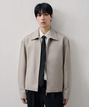 도브 울 블루종 자켓 [OATGREY]