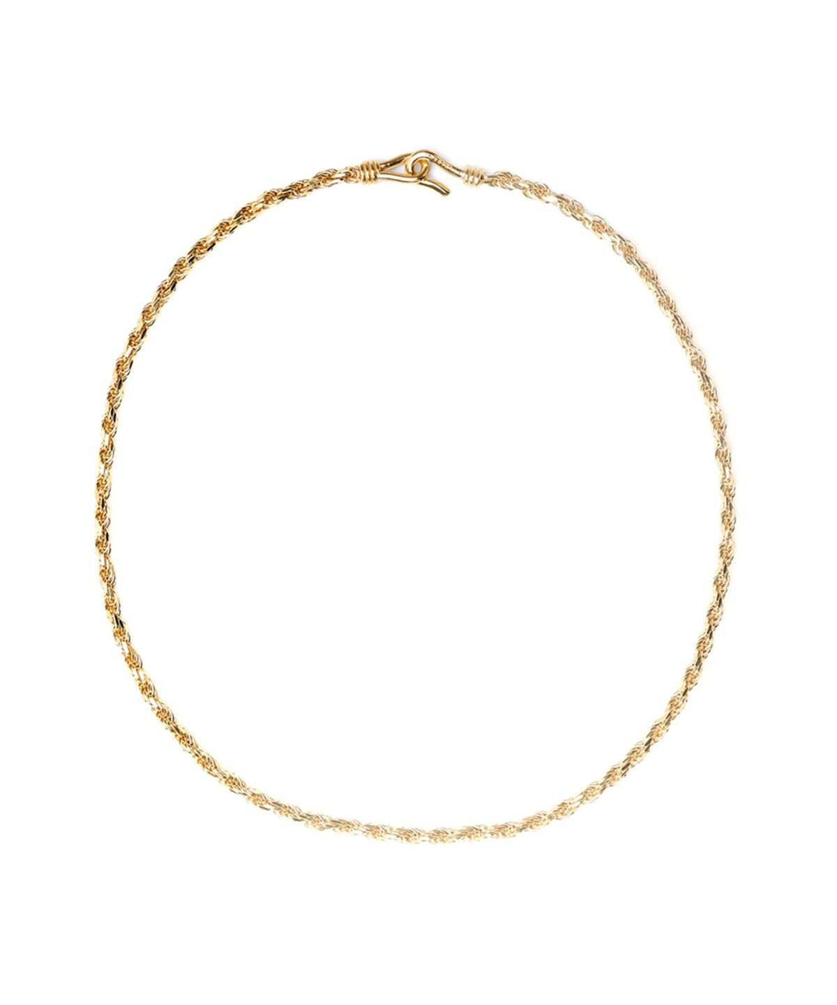 마르타(MARTA) TWIST ROPE NECKLACE (L) GOLD